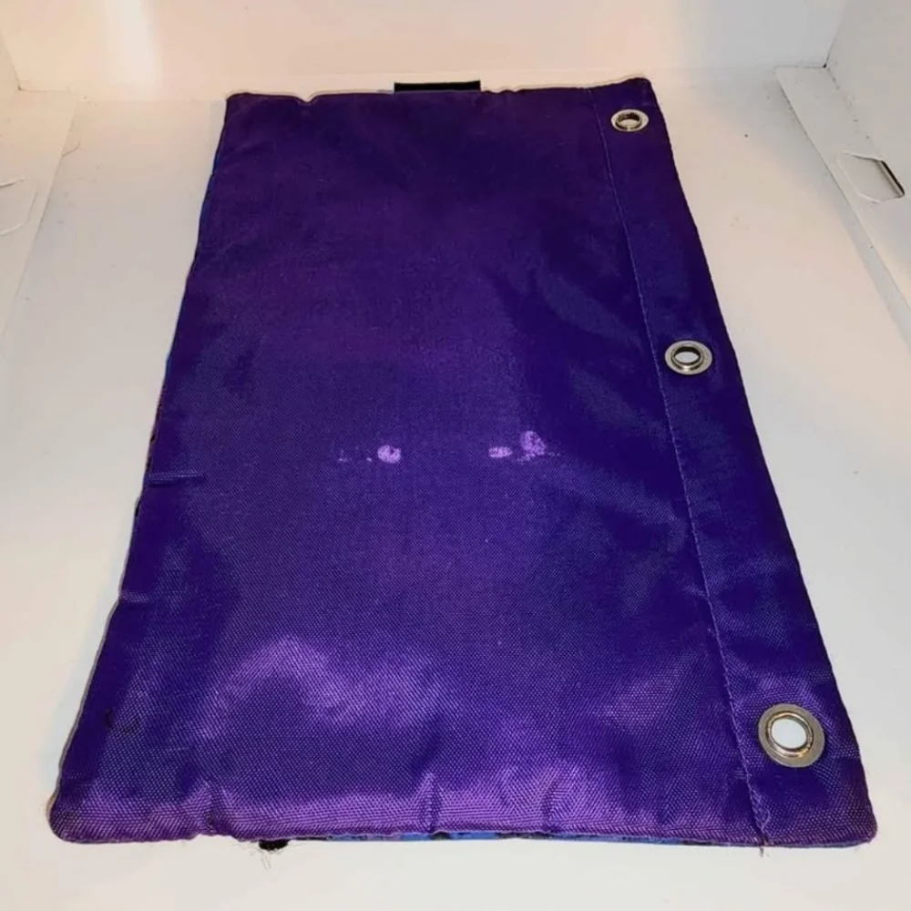 Vintage 90s MTV logo Stuart Hall purple pencil bag